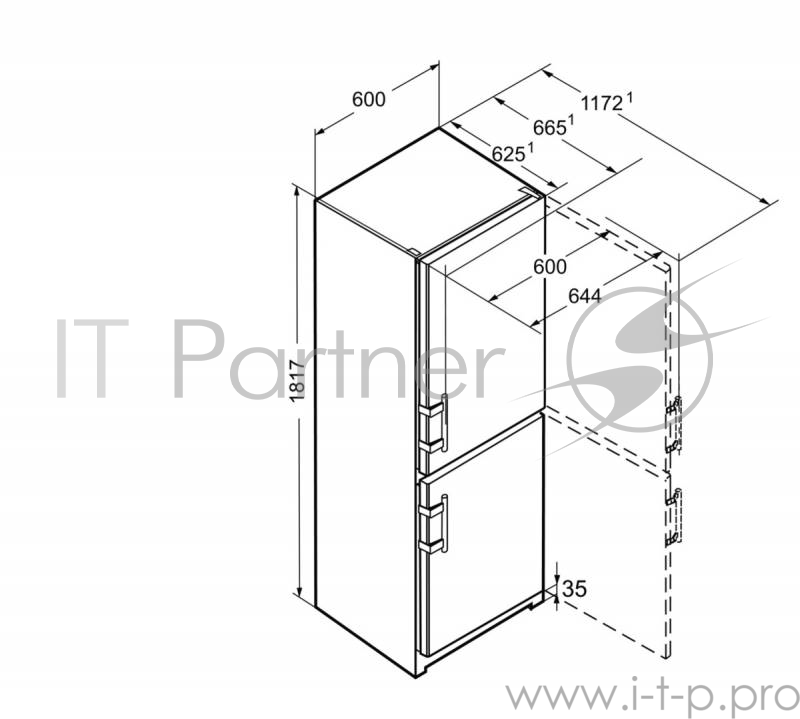 Холодильник Liebherr CNef 3535-20001