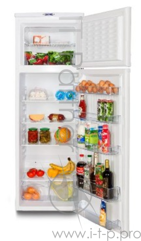 Холодильник DON R-236 002B белый 320л(ВхШхГ)174,9х57,4х61см. 2-камерный, морозилка вверху. Объем 320л. Объем морозилки 70л. Управление электромеханическое. 1 компрессор. Размораж-е морозильной камеры ручное. Размораж-е холодильной камеры капельная си