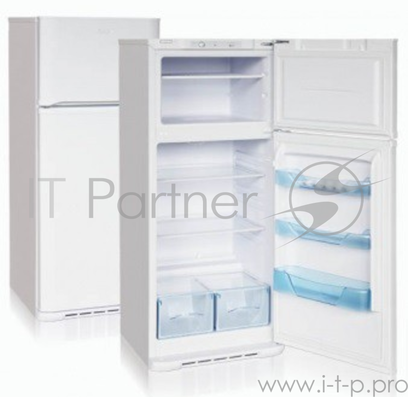 Холодильник Бирюса Б-136LE В-Ш-Г 145х60х62.5,Двухкамерный цвет Белый