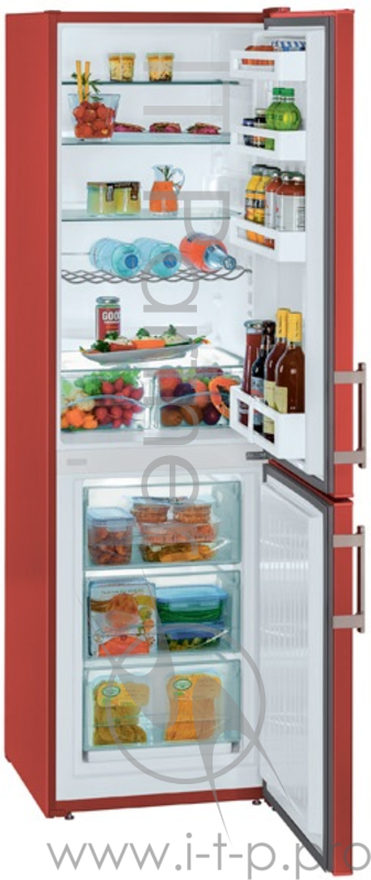 Холодильник Liebherr CUfr 3311 красный (двухкамерный)