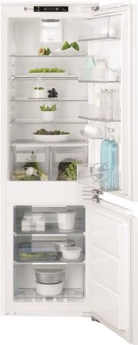 Встраиваемый холодильник ELECTROLUX ENC2854AOW / 177x56x55, объем камер 255+63, No Frost, морозильная камера снизу