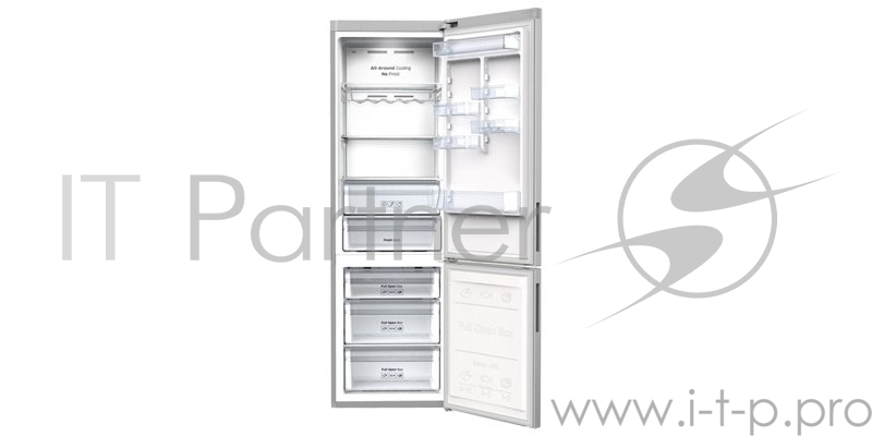 Холодильник Samsung RB37J5240SA (двухкамерный) Объем: 367л (269 + 98). ВхШхГ: 2010 X 595 X 675 Цвет: Серебристый