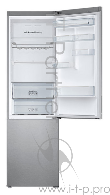 Холодильник Samsung RB37J5240SA (двухкамерный) Объем: 367л (269 + 98). ВхШхГ: 2010 X 595 X 675 Цвет: Серебристый