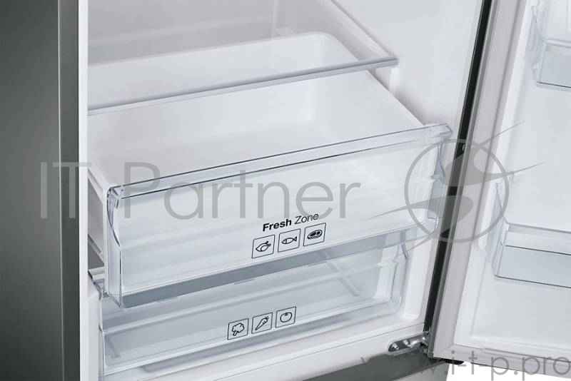 Холодильник Samsung RB37J5240SA (двухкамерный) Объем: 367л (269 + 98). ВхШхГ: 2010 X 595 X 675 Цвет: Серебристый