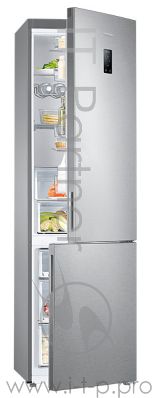 Холодильник Samsung RB37J5240SA (двухкамерный) Объем: 367л (269 + 98). ВхШхГ: 2010 X 595 X 675 Цвет: Серебристый