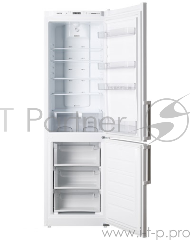 Холодильник Atlant 4424-000 N Серия Comfort+ с системой Full No Frost Объем 334(225+104) л. 1 компрессор.Двухкамерый холодильник с нижним расположением морозильной камеры. Класс A. Холодильное отделение 4 полки из стекла. Ящики для хранения овощей