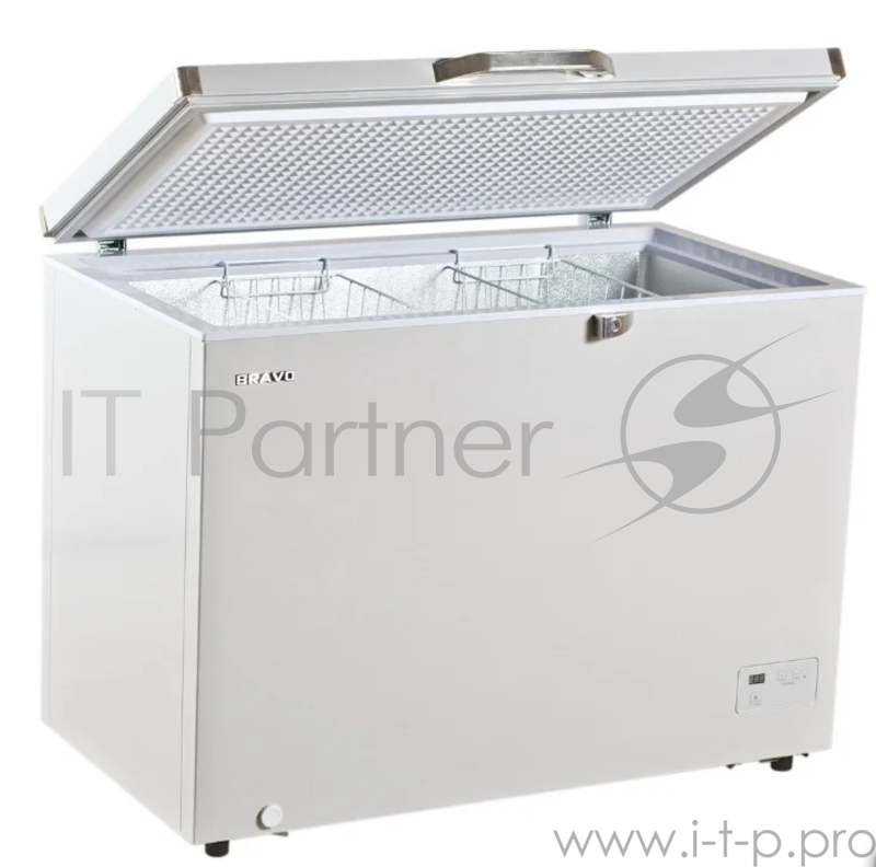 Морозильник- ларь серый BRAVO XF-232ADGr
