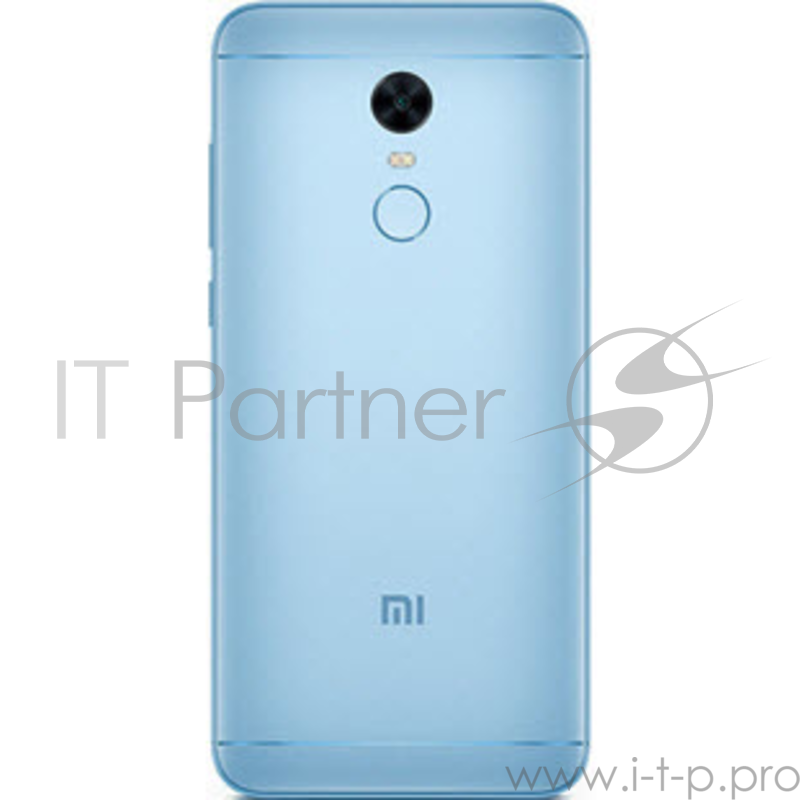 Смартфон Xiaomi Redmi 5 Plus Blue, 5.9'' 2160x1080, 2.0GHz, 8 Core, 4GB RAM, 64GB, up to 128GB flash, 12Mpix/5Mpix, 2 Sim, 2G, 3G, LTE, BT, Wi-Fi, GPS, Glonass, Micro-USB, 4000mAh, 180g, 158.5x74.45x8.05