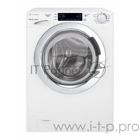 Стиральная машина CANDY GVF4 4138LWHC3-07 Grand'O Vita Smart, 85?60?44 см, 8 кг, 1300 об/мин, А+++АB, Smart Touch управление (Wi-Fi+NFC), MPS+, Пар, Inverter, Автоопределение загрузки (KG детектор), 16 программ, Mix & Wash, Интенсивная 40°, Гигиениче