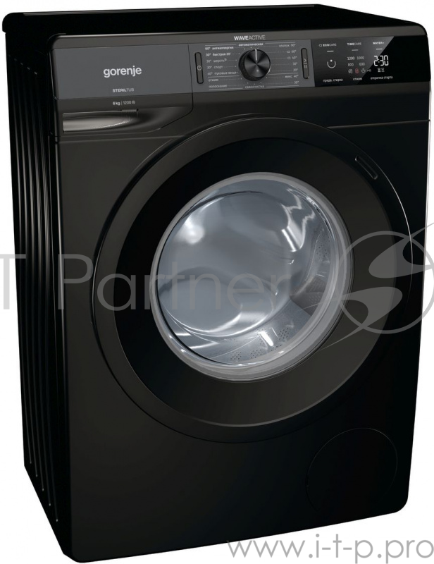 Стиральная машина Gorenje WE62S3B фронтальная загрузка загрузка: 6 кг класс энергопотребления: A+++ сенсорное управление отжим при 1200 об/мин защита от протечек защита от детей