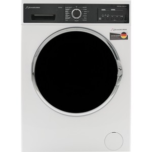 Полноразмерные стиральные машины Schaub Lorenz 84.5x59.7x55.7 см, загрузка фронтальная, 8кг, до 1200 об/мин при отжиме, A++, дисплей, белая