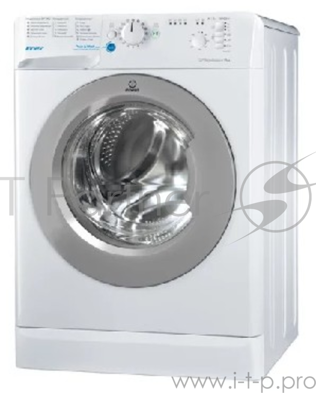 Стиральная машина Indesit BWSB 51051 S 5 кг, 1000 оборотов, серебристый люк, Innex Push&Wash