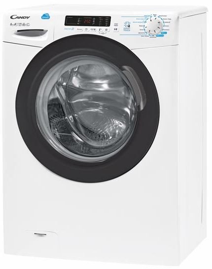 Стиральная машина CANDY CSS4 1162DB1/2-07 Candy Smart, 85?60?40 см, 6 кг, 1100 об/мин, А+АС, Smart Touch управление (NFC), ПАР, Автоопределение загрузки (KG детектор), 16 программ, белый хлопок, хлопок + предварительная, хлопок, Есо Mix 20, быстрая