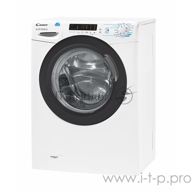 Стиральная машина CANDY CSS4 1162DB1/2-07 Candy Smart, 85?60?40 см, 6 кг, 1100 об/мин, А+АС, Smart Touch управление (NFC), ПАР, Автоопределение загрузки (KG детектор), 16 программ, белый хлопок, хлопок + предварительная, хлопок, Есо Mix 20, быстрая