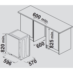 Стиральная машина встраиваемая Candy CBWD 8514TWH-07 белый