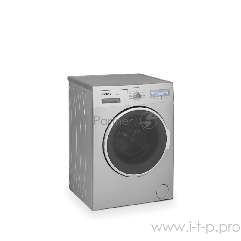 Стиральная машина Vestfrost 84.5х59.7x58.2, 8кг стирка, 6кг сушка, LCD Дисплей, 1400 об/мин, серебристая