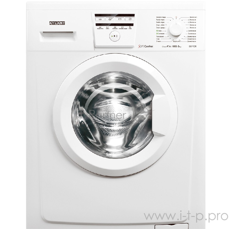 Стиральная машина Atlant CМА-50 У 101-000 (белый, 5кг, 1000 об/мин,21 программа, электронное управление, класс А)