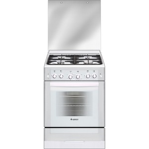 Газовая плита Gefest 6300-02 0040 газовая плита эмалированная рабочая поверхность 4 конфорки газовая духовка, 52 л ШхГхВ: 60x60x85 см гриль механическое управление