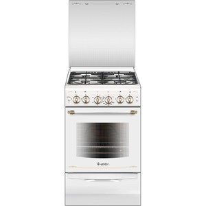 Газовая плита ГЕФЕСТ 5100-02 0181 эмалированная рабочая поверхность 4 конфорки газовая духовка, 52 л ШхГхВ: 50x58.5x85 см гриль газовый механическое управление