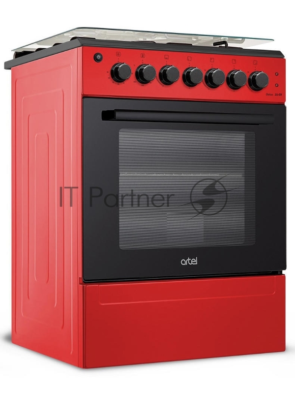 Комбинированная плита ARTEL DOLCE 21-EX красная