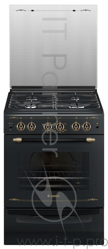 Плита газовая GEFEST 6100-02 0183 г/пл . Цвет черный,