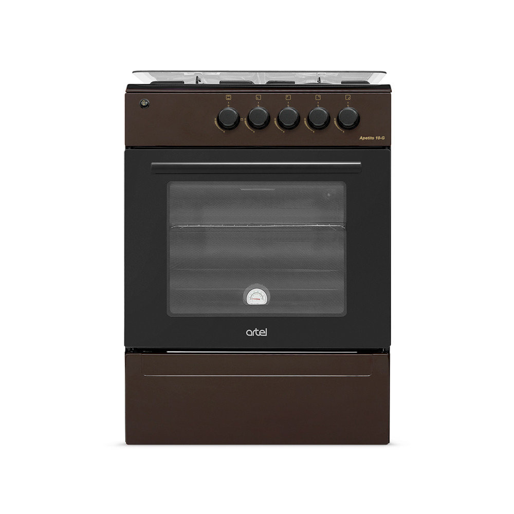 Плита газовая ARTEL APETITO 10-G коричневая