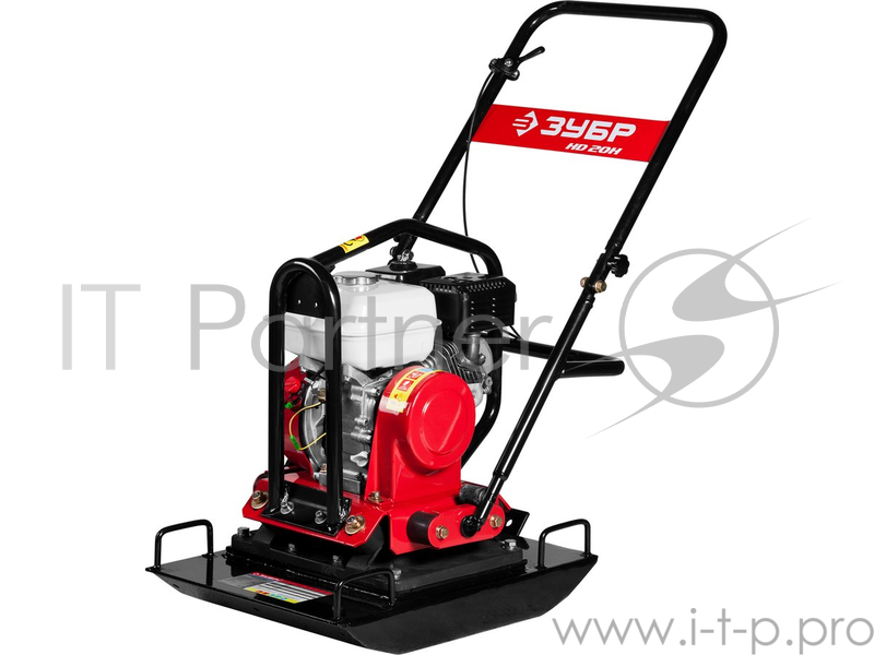 Виброплита ЗУБР ЗВПБ-20 ГX прямого хода для грунта 20кН 610х460мм двиг. honda 4.0кВт 5.5лс 87кг