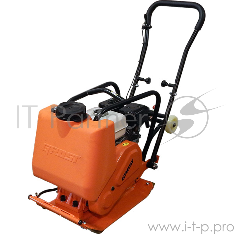 Виброплита GROST VH 60 5.5кВт 12.5кН 25см 25м/мин 510х370мм 71.5кг с баком для воды