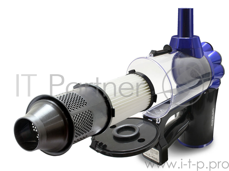 Пылесос GiNZZU VS117 черно/синий верт