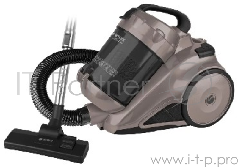 Пылесос VITEK VT-8109 BN, 2200Вт, коричневый/черный