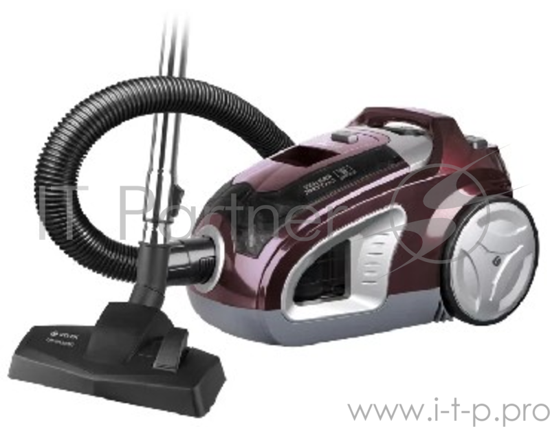 Пылесос VITEK VT-8102 BD, 2000Вт, бордовый