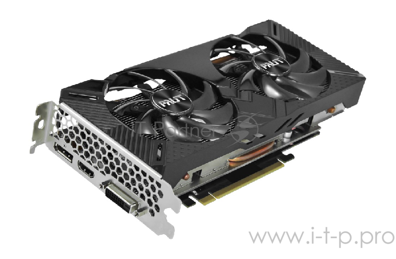 Видеокарта Palit PCI-E PA-RTX2060 DUAL 6G nVidia GeForce RTX 2060 6144Mb 192bit GDDR6 1365/14000 DVIx1/HDMIx1/DPx1/HDCP Ret