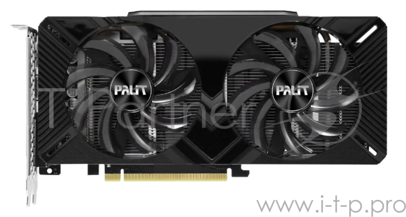 Видеокарта Palit PCI-E PA-GTX1660Ti DUAL 6G nVidia GeForce GTX 1660TI 6144Mb 192bit GDDR6 1500/12000 DVIx1/HDMIx1/DPx1/HDCP Ret