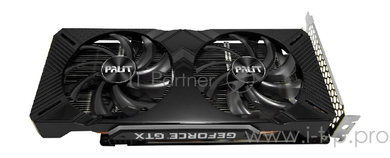 Видеокарта Palit PCI-E PA-GTX1660Ti DUAL 6G nVidia GeForce GTX 1660TI 6144Mb 192bit GDDR6 1500/12000 DVIx1/HDMIx1/DPx1/HDCP Ret