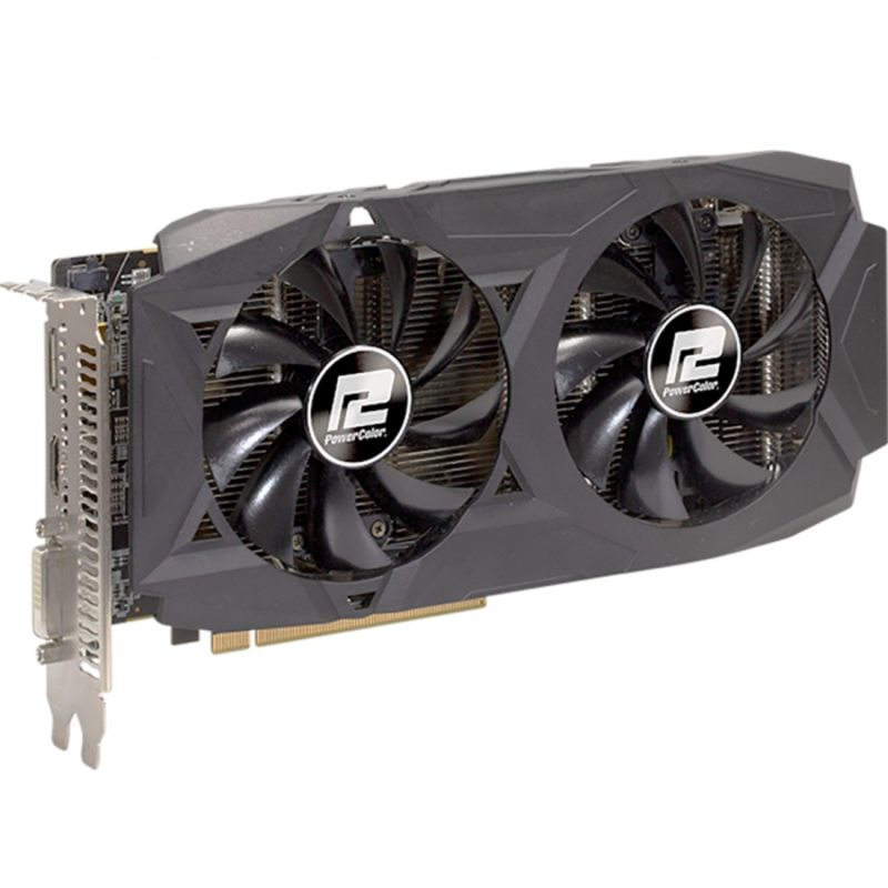 Видеокарта PowerColor PCI-E AXRX 590 8GBD5-DHD AMD Radeon RX 590 8192Mb 256bit GDDR5 1545/8000 DVIx1/HDMIx1/DPx1/HDCP Ret