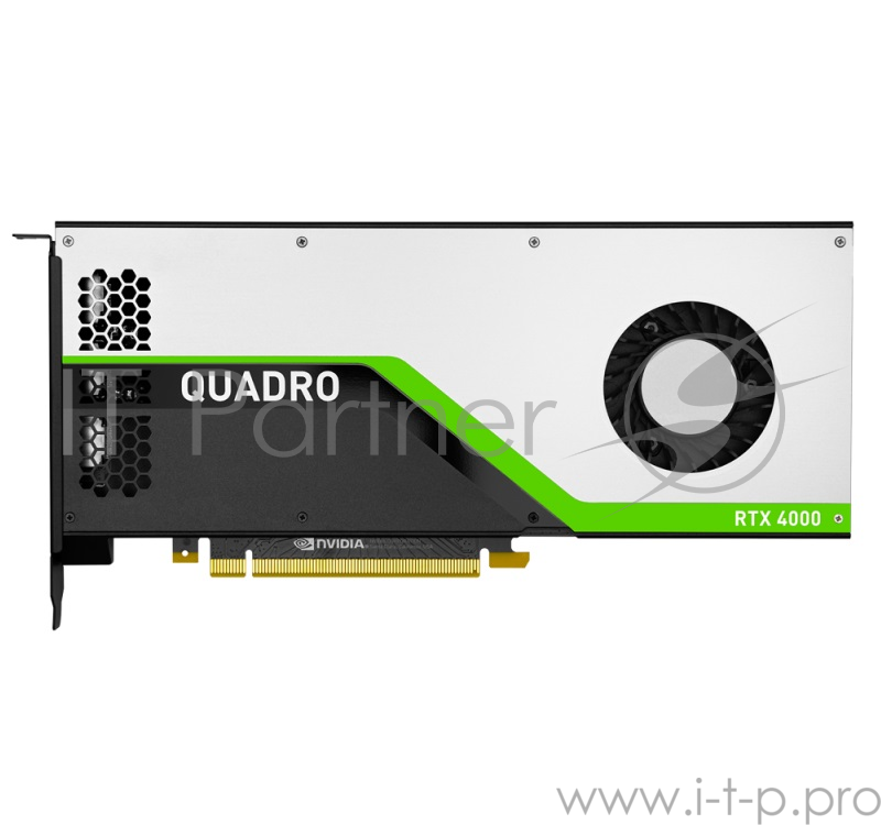Проф видеокарта 8Gb <PCI-E> PNY nVidia Quadro RTX 4000 <GDDR6, 256 bit, 3*DP, Virtual Link, Retail>