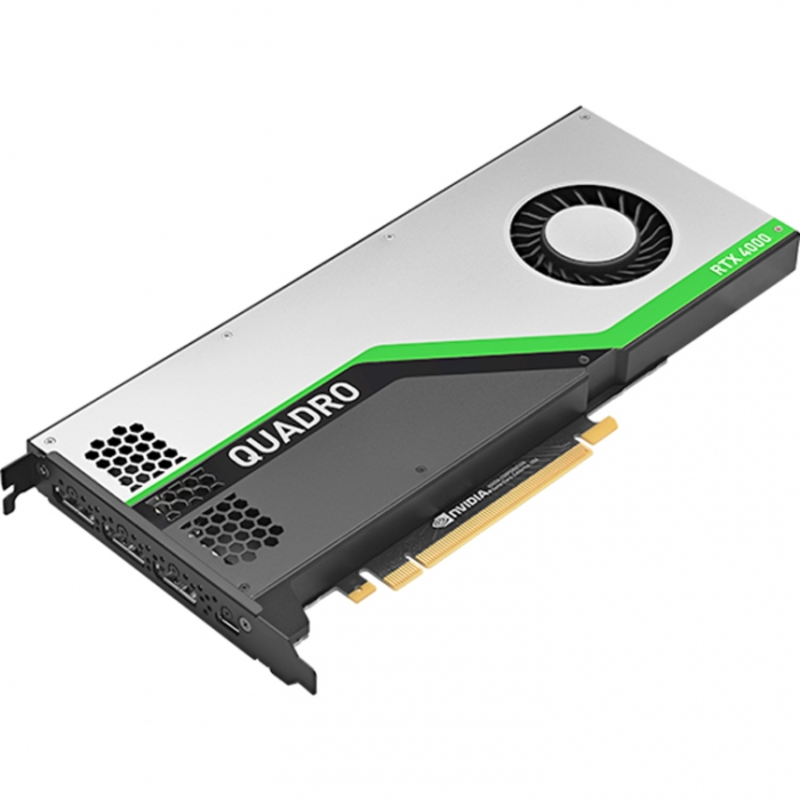 Проф видеокарта 8Gb <PCI-E> PNY nVidia Quadro RTX 4000 <GDDR6, 256 bit, 3*DP, Virtual Link, Retail>