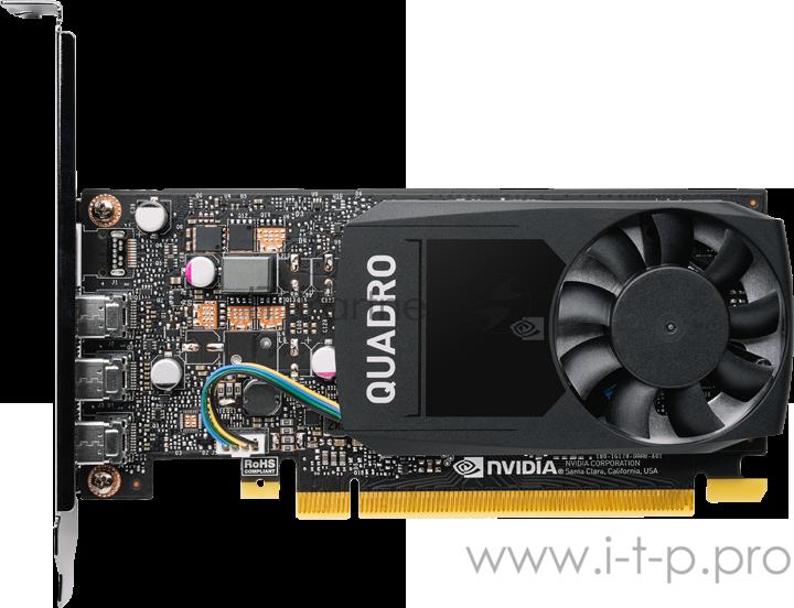 Проф видеокарта 2Gb <PCI-E> PNY nVidia Quadro P400 <GDDR5, 64 bit, 3xmDP, Low Profile, 2xmDP to DP, ATX Bracket, bulk>