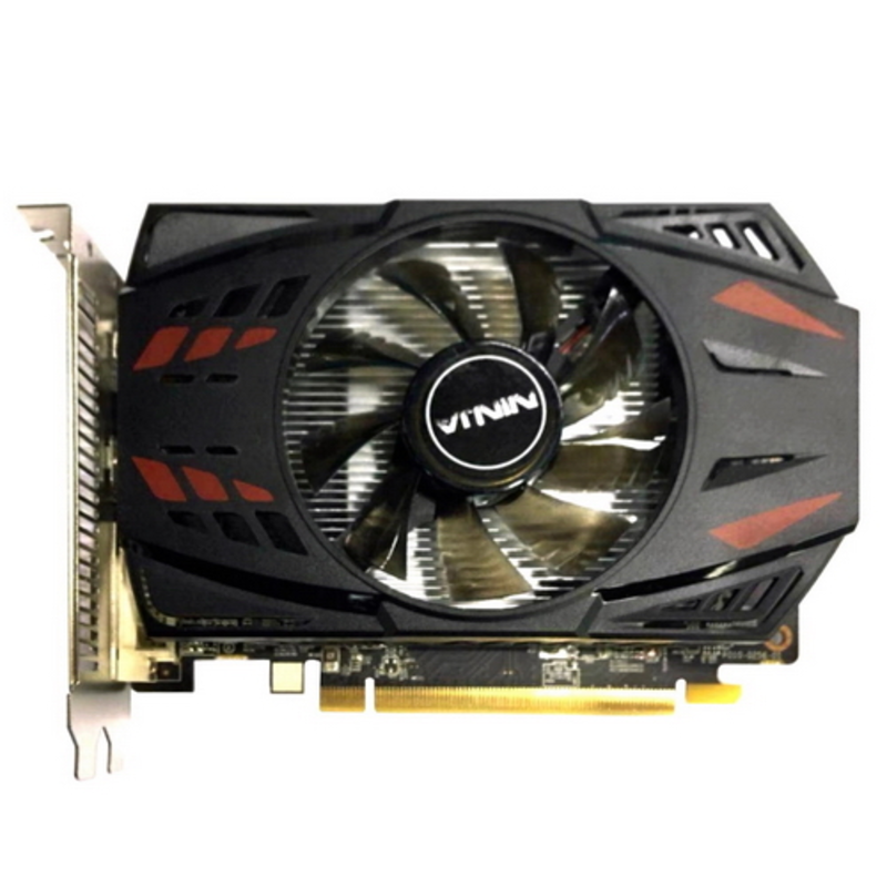 Видеокарта Ninja Radeon RX 550 (512SP) 4GB GDDR5 128Bit (Dual Link DVI-D/HDMI/DP) (AHRX55045F)