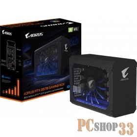Видеокарта RTX 2070 AORUS GAMING BOX, 8GB, GDDR6, 256bit, HDMI/3xDP/USB Type-C, 4xSBB 3.0, Thunderbolt™ 3, 450W PSU, GV-N2070IXEB-8GC (AORUS GTX 2070 GAMING BOX) RTL