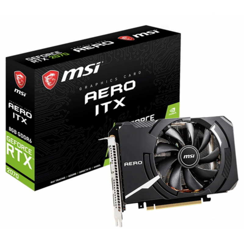 Видеокарта RTX 2070 AERO ITX 8G RTL {10}