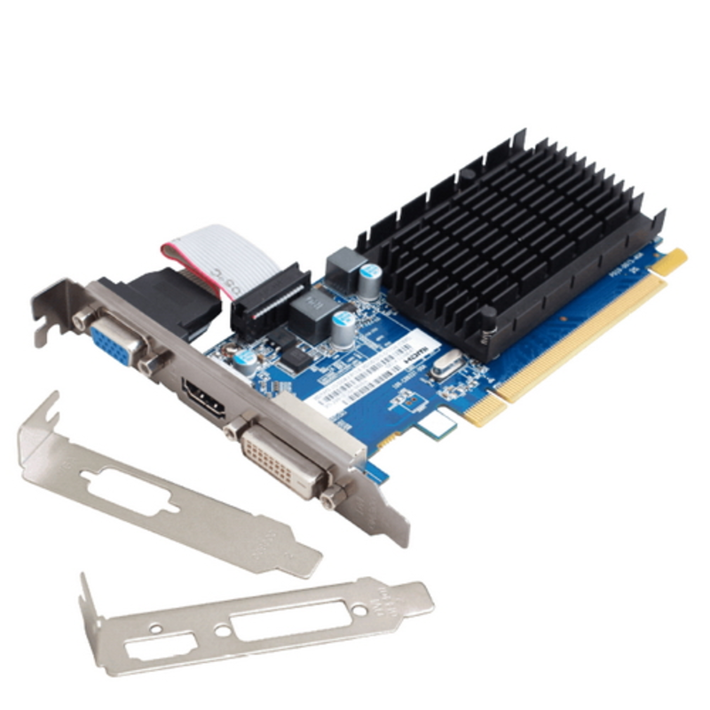 Видеокарта Sapphire PCI-E 11166-67-20G AMD Radeon HD 5450 1024Mb 64bit DDR3 650/1334 DVIx1/HDMIx1/CRTx1 Ret low profile