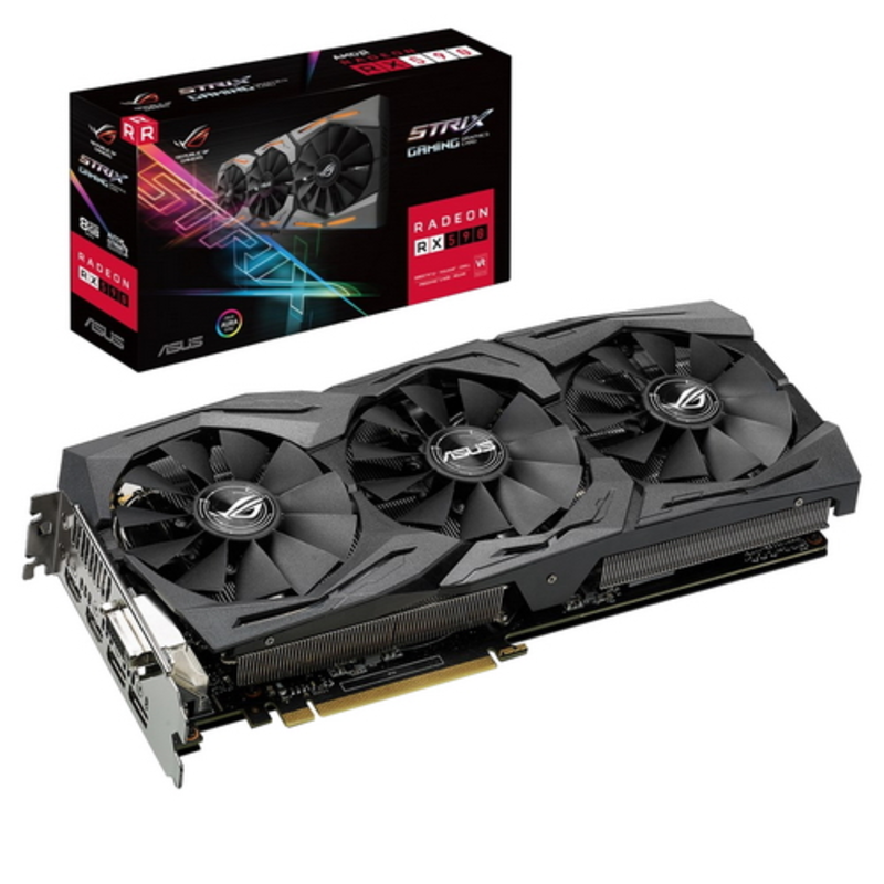Видеокарта ROG-STRIX-RX590-8G-GAMING