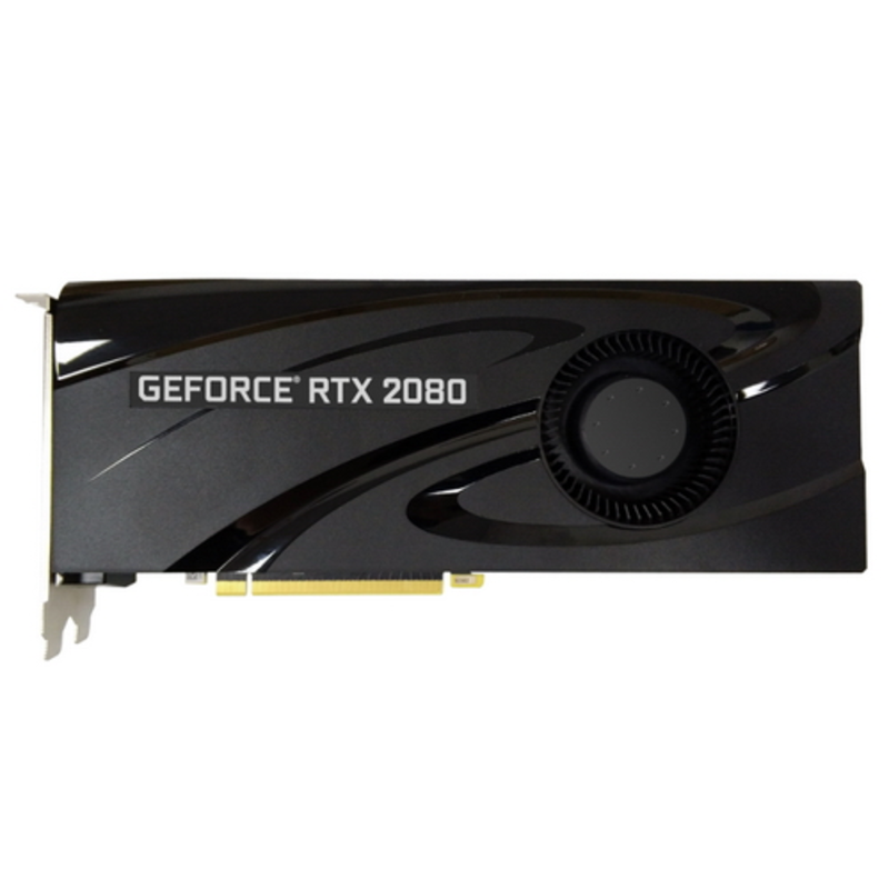 Видеокарта VCG20808BLMPB GeForce® RTX 2080 BLOWER 8GB GDDR6 DisplayPort 1.4 (x3), HDMI 2.0b, USB Type-C NVLink 2-way Multi-Screen {4}