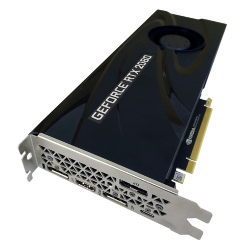 Видеокарта VCG20808BLMPB GeForce® RTX 2080 BLOWER 8GB GDDR6 DisplayPort 1.4 (x3), HDMI 2.0b, USB Type-C NVLink 2-way Multi-Screen {4}