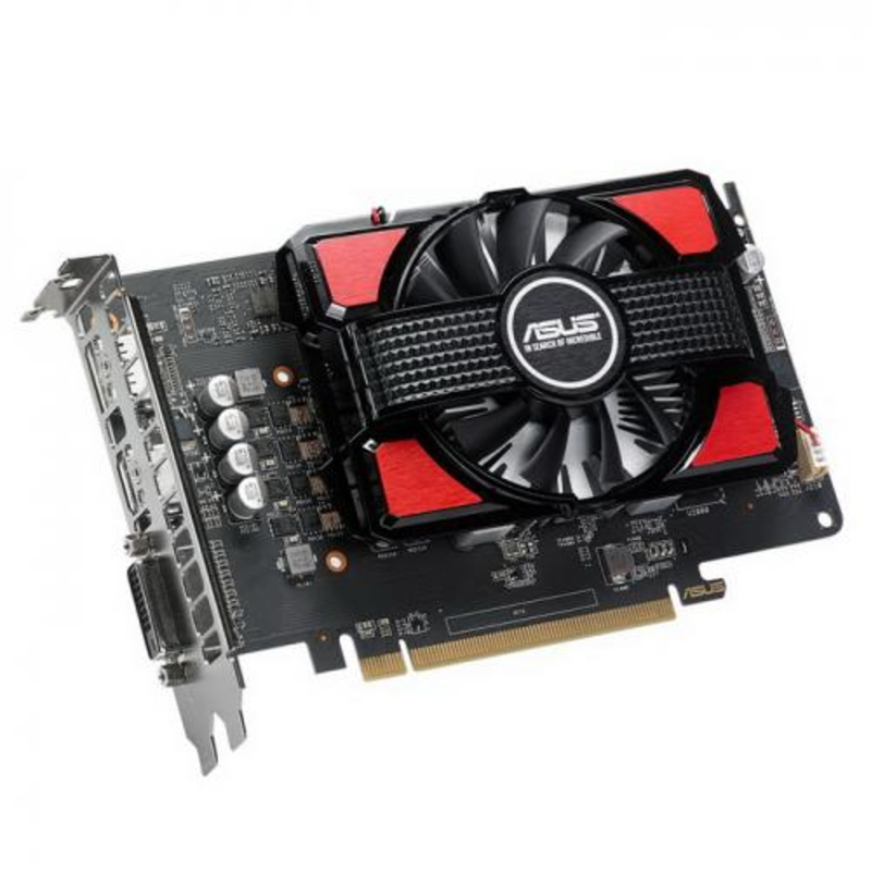 Видеокарта Asus PCI-E RX550-2G AMD Radeon RX 550 2048Mb 128bit GDDR5 1183/7000 DVIx1/HDMIx1/DPx1/HDCP Ret