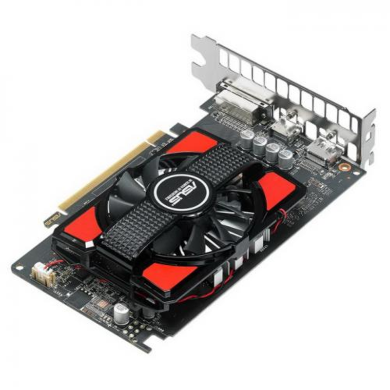 Видеокарта Asus PCI-E RX550-2G AMD Radeon RX 550 2048Mb 128bit GDDR5 1183/7000 DVIx1/HDMIx1/DPx1/HDCP Ret