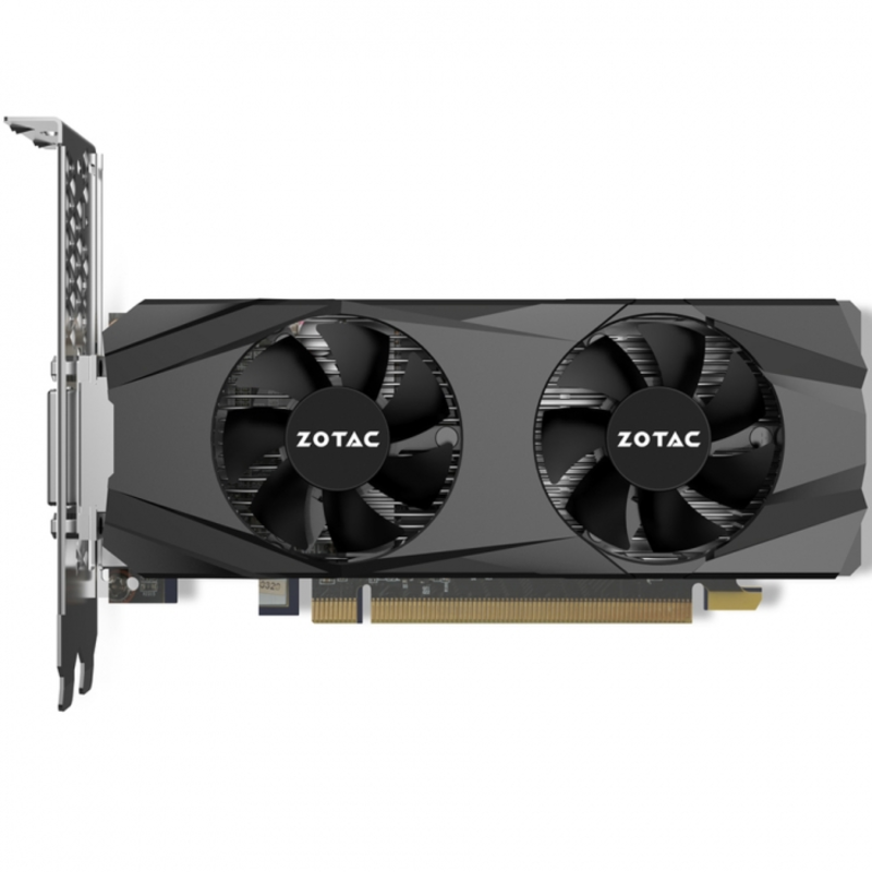 Видеокарта GTX 1050 Ti LP, PCI-Ex16, 4GB, GDDR5, 128bit, DVI-D+HDMI+DP (ZT-P10510E-10L), RTL