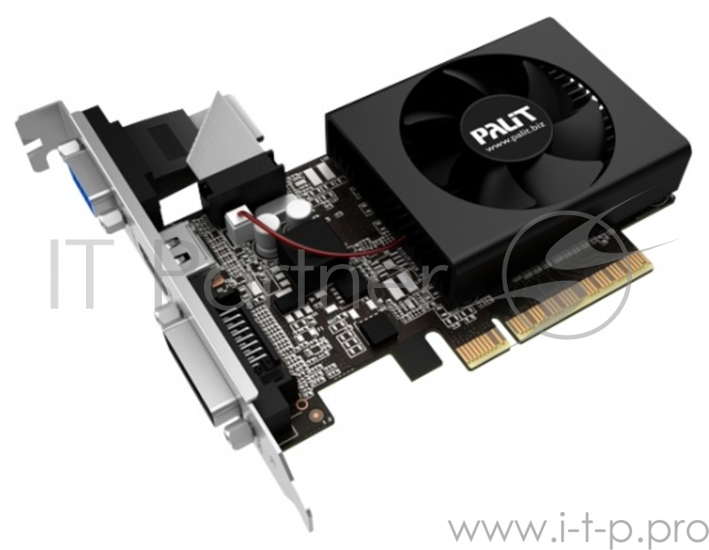 Видеокарта Palit PCI-E PA-GT730K-2GD3H nVidia GeForce GT 730 2048Mb 64bit DDR3 800/1804 DVIx1/HDMIx1/CRTx1/HDCP oem