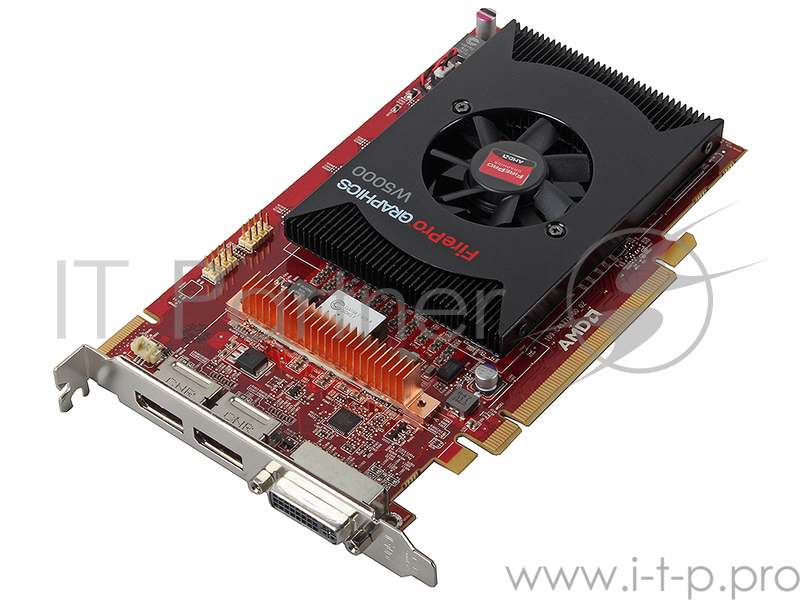Видеокарта Sapphire AMD FirePro W5000 , 2Gb 2xDP, PCI-E, DVI, Retail (PN: 31004-32-40R(A)/100-505635)